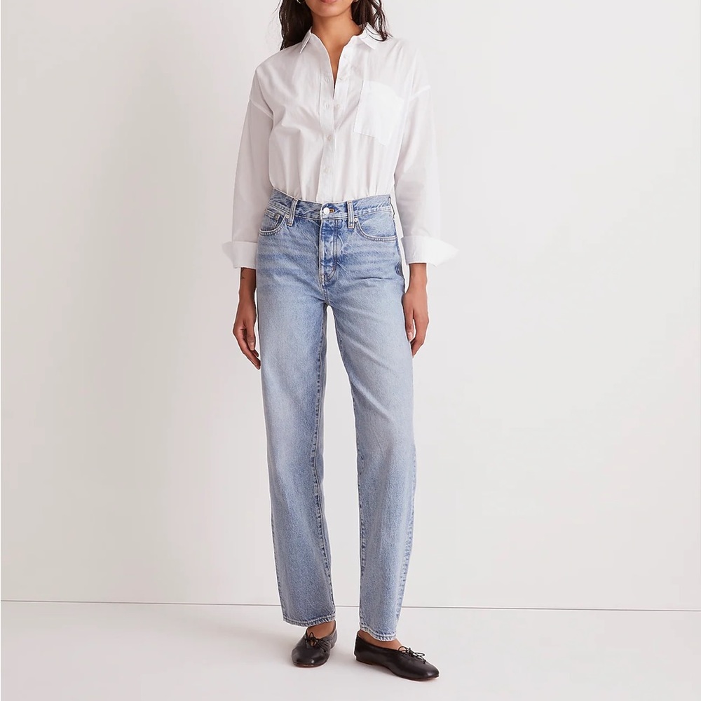 Madewell Low Slung Straight Jeans